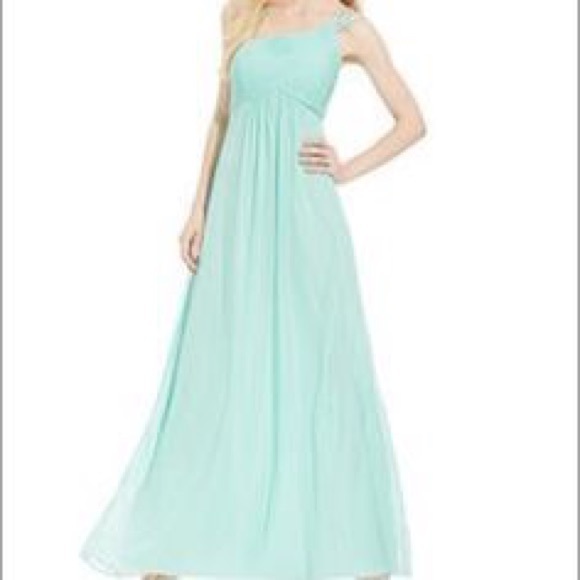 Long Dress Mint/Blue/Aqua/Turquoise Blue - Picture 1 of 5